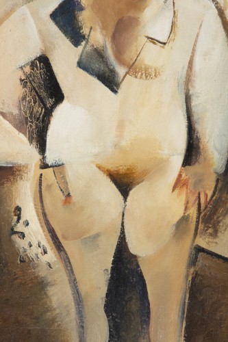 XXe siècle - Peintre avec un modèle - Alberto Manfredi (1930-2001)