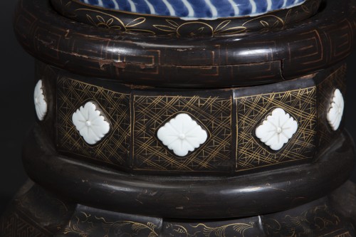 Antiquités - Paire de vases Imari Japon 19e siècle