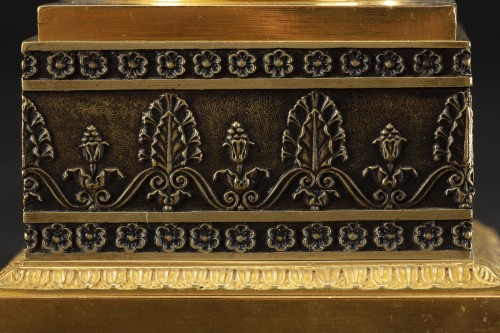 XIXe siècle - Encrier en bronze