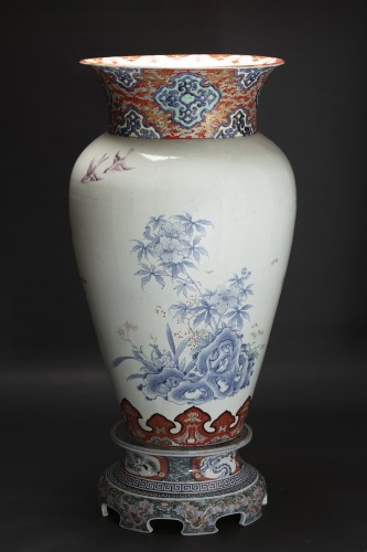 Monumental Vase Imari - Céramiques, Porcelaines Style Napoléon III