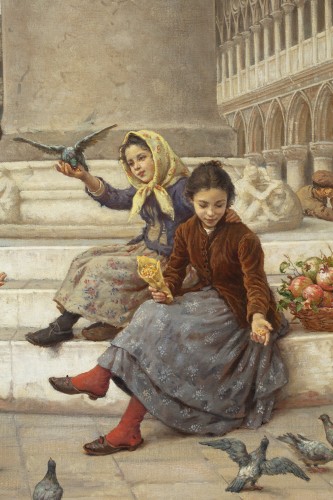 Antiquités - Paire de tableaux - Antonio Ermolao Paoletti (1834 - 1912)