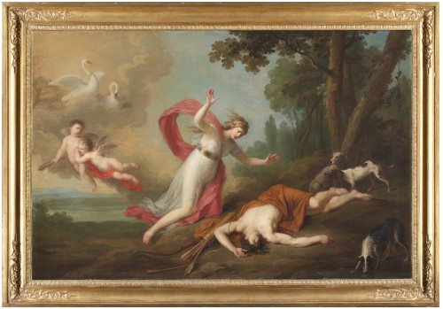 Vénus et Adonis  - Augustin van den Berghe (1756 - 1836)