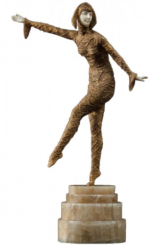 Déméter Chiparus (1886-1947) - Danseuse Solo, chryséléphantine