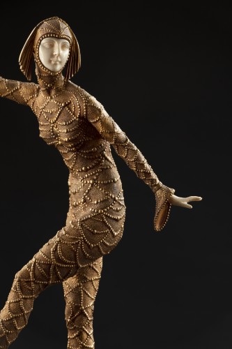 Antiquités - Déméter Chiparus (1886-1947) - Danseuse Solo, chryséléphantine