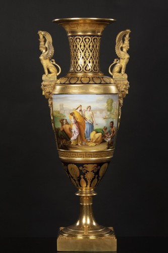 Empire - Vase monumental en porcelaine