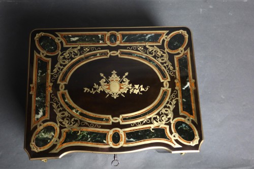 XIXe siècle - Coffret à bijoux Napoléon III