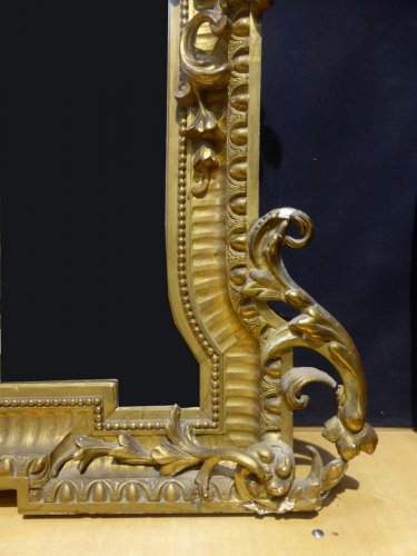 Miroirs, Trumeaux  - Important miroir de château du XIXe siècle