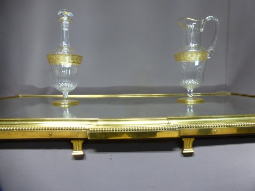Grand surtout de table en métal doré et argenté - Maison Aucoc - Argenterie et Arts de la table Style Napoléon III