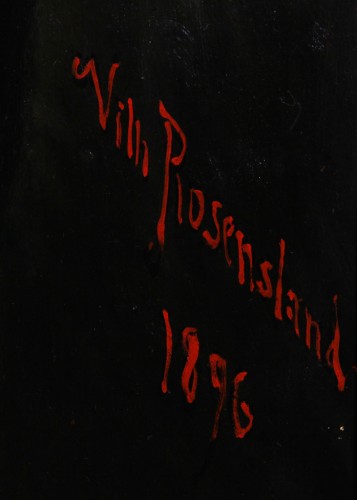 XIXe siècle - Wilhelm ROSENSTAND (1838-1915) - La belle famille, datée 1896
