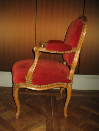 XVIIIe siècle - Paire de fauteuils estampillés Saint-Georges