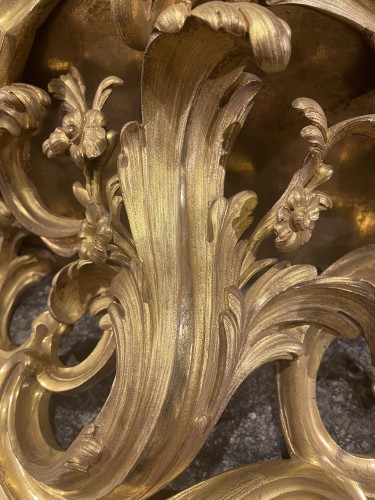 Mobilier Console - Console d'applique en bronze doré d'époque Louis XV