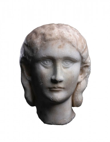 Portrait romain en marbre de l'imprératrice Sallustia Orbiana