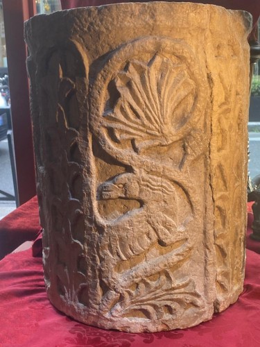Sculpture Sculpture en Marbre - Éléments de colonne en marbre, Art Roman