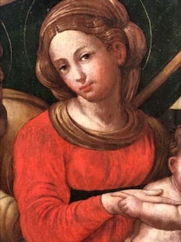 Antiquités - Sainte Famille - Italie XVIe siècle