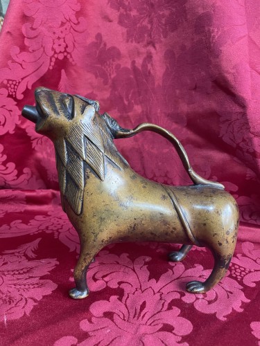 Aquamanile au lion, Saxe - Objet de décoration Style Moyen Âge