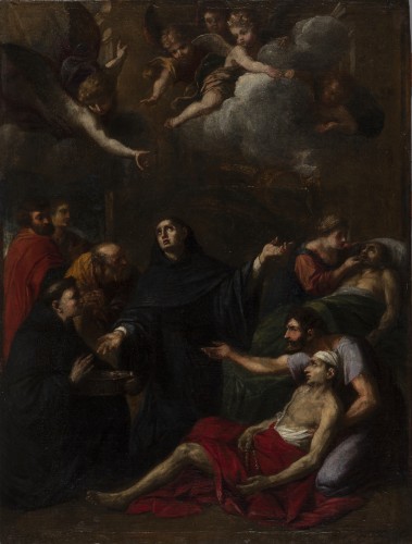 Saint Thomas de Villeneuve guérissant les malades - Arnould de Vuez (1644 - 1720)