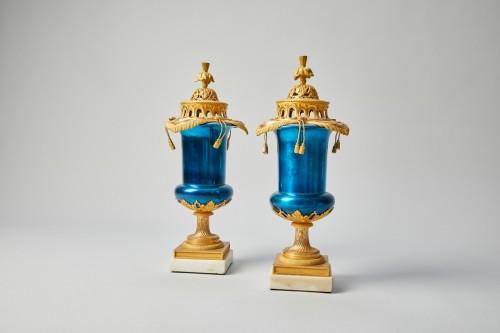 Paire de brûle parfum à la turque - Objet de décoration Style Louis XVI