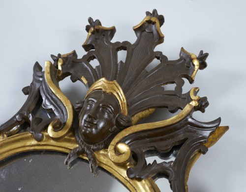 Louis XVI - Paire de miroirs italien d'époque Louis XVI