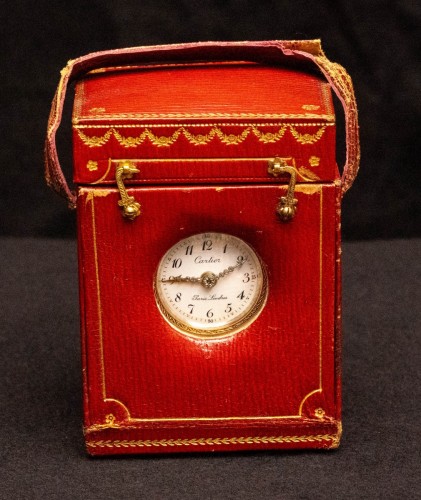 XXe siècle - Horloge miniature de Cartier