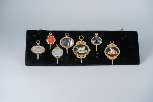 Une collection de clés de montres de poche Géorgiennes - Horlogerie Style 