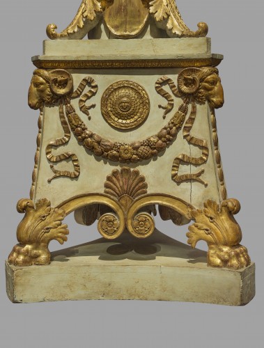 Mobilier Meuble d'appoint - Paire de grandes torchères Empire d'après un dessin de Percier et Fontaine