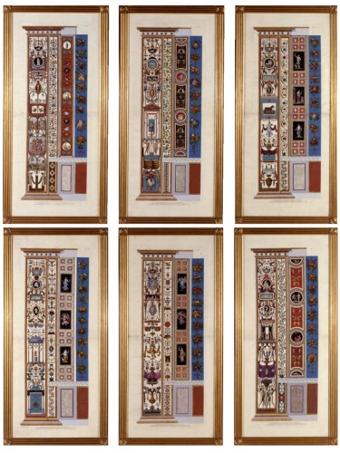 Six gravures sur plaque de cuivre de Giovanni Ottaviani