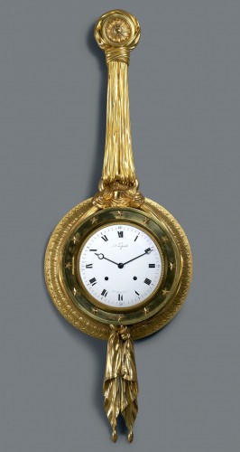 Cartel Directoire en bronze doré du Congrès par Jean-Joseph Lepaute - Horlogerie Style Directoire