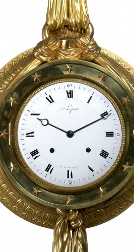 Horlogerie Cartel - Cartel Directoire en bronze doré du Congrès par Jean-Joseph Lepaute