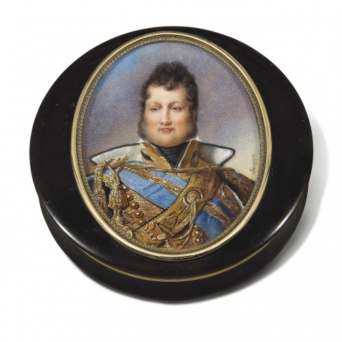 Portrait miniature de Louis-Philippe, duc d'Orléans par Nicolas JACQUES (1780-1844) - Royal Provenance