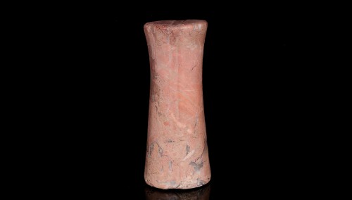 Colonne Bactriane en pierre marbrée rose (2e mill. avant  J.-C.) - Archéologie Style 