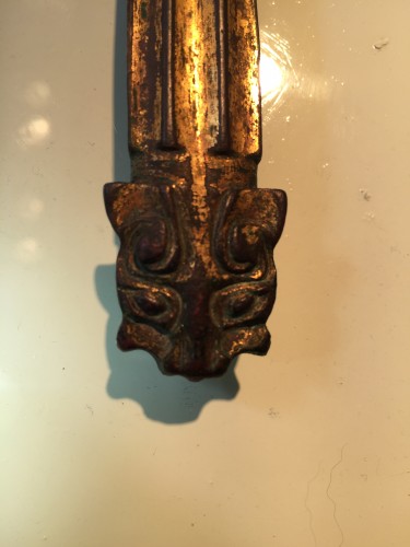 Fibule en Bronze Doré, Chine, époque Han (206 avant  J.-C. - 220 Ap.  J.?-?C..) - 