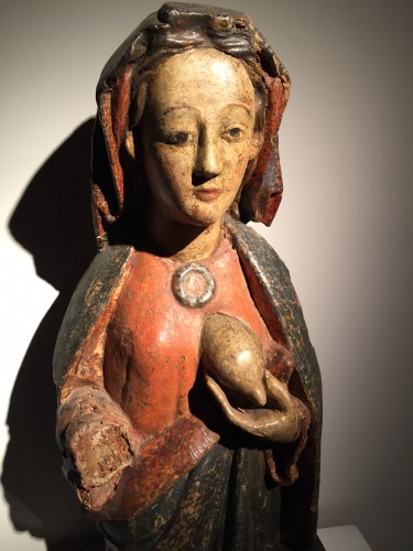 Art sacré, objets religieux  - Maria Lactans (région Rhénane, XVe)