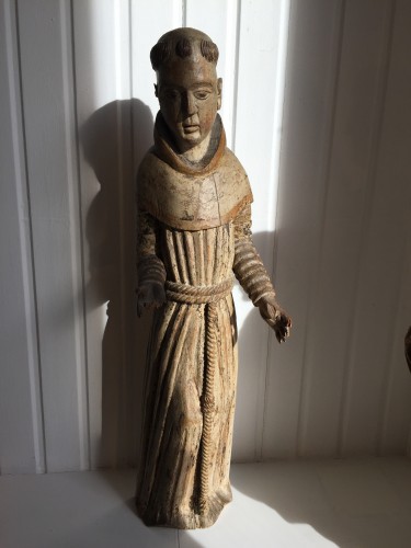 Antiquités - Moine Franciscain (Allemagne, vers 1500)