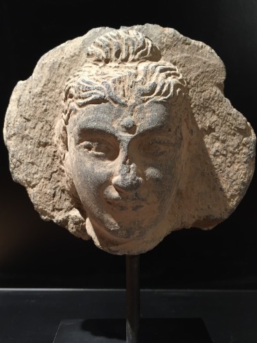 Antiquités - Tête du Bouddha (Gandhara, II-IVe siècle)