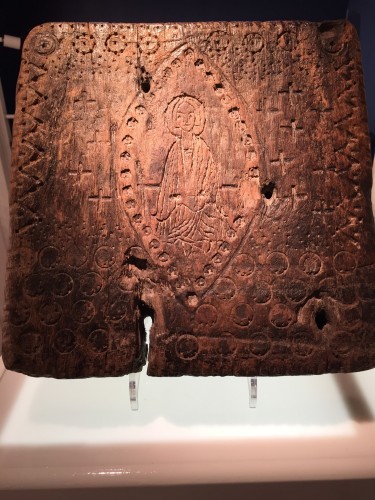 Sainte dans une Mandorle (xviè siècle) - Art sacré, objets religieux Style Moyen Âge