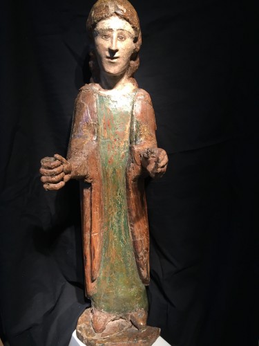 Antiquités - Jeune Saint, Italie, Ombrie XIVe siècle