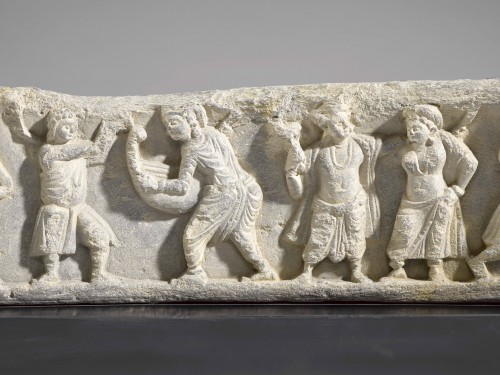 Frise avec danseurs et musiciens (Gandhara, II-IVe) - Seghers & Pang Fine Arts