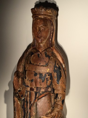 Art sacré, objets religieux  - Sainte Catherine d'Alexandrie - France 16e siècle