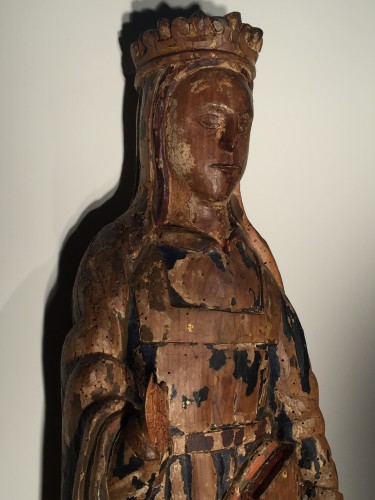 Moyen Âge - Sainte Catherine d'Alexandrie - France 16e siècle