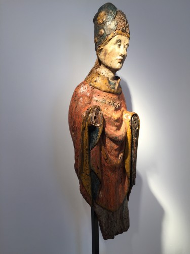 XIe au XVe siècle - Saint Evêque (Vallée du Rhin, XIVe siècle)