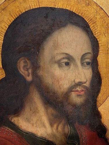 XVIe siècle et avant - Christ 'Salvator Mundi' (Flandres, XVIe siècle)