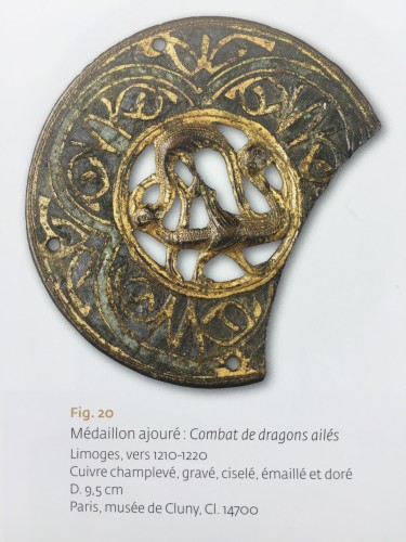 Antiquités - Grand Médaillon (Limoges, 1210-1220)