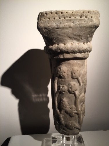 Sculpture Sculpture en Marbre - Fragment de colonne (Italie, fin du XIIe siècle)