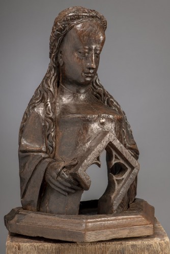 Buste Reliquaire (Flandres, ca1500) - Art sacré, objets religieux Style Moyen Âge