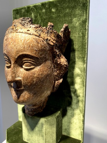 XIe au XVe siècle - Vierge Couronnée, Île-de-France XIIIe siècle