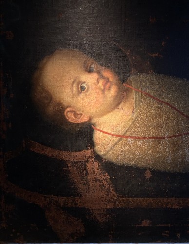 Portrait Funéraire d’un enfant Enmailloté (Italie, XVIIe) - Seghers & Pang Fine Arts
