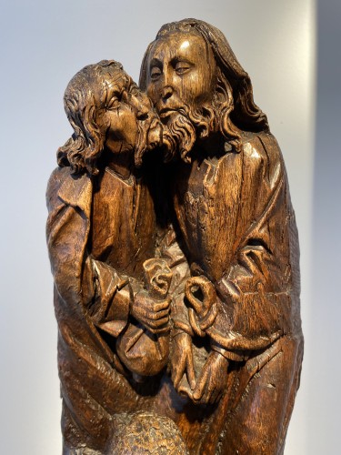 Le Baiser de Judas (Allemagne, XVe) - Art sacré, objets religieux Style Moyen Âge