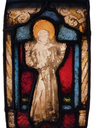 Vitrail Saint François (France, XVIè)