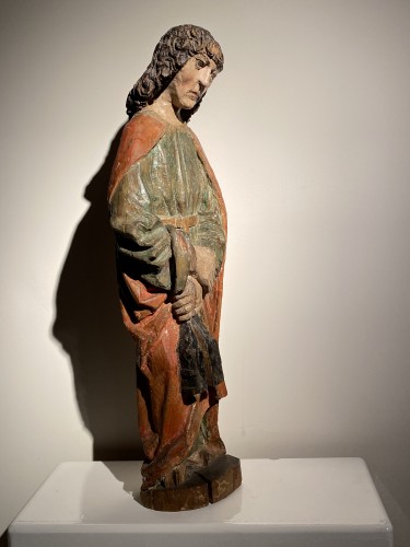 Antiquités - St. Jean Évangéliste (Bohême, tilleul, XVe)