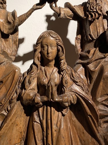 Couronnement de la Vierge (Allemagne, XVIe) - Seghers & Pang Fine Arts